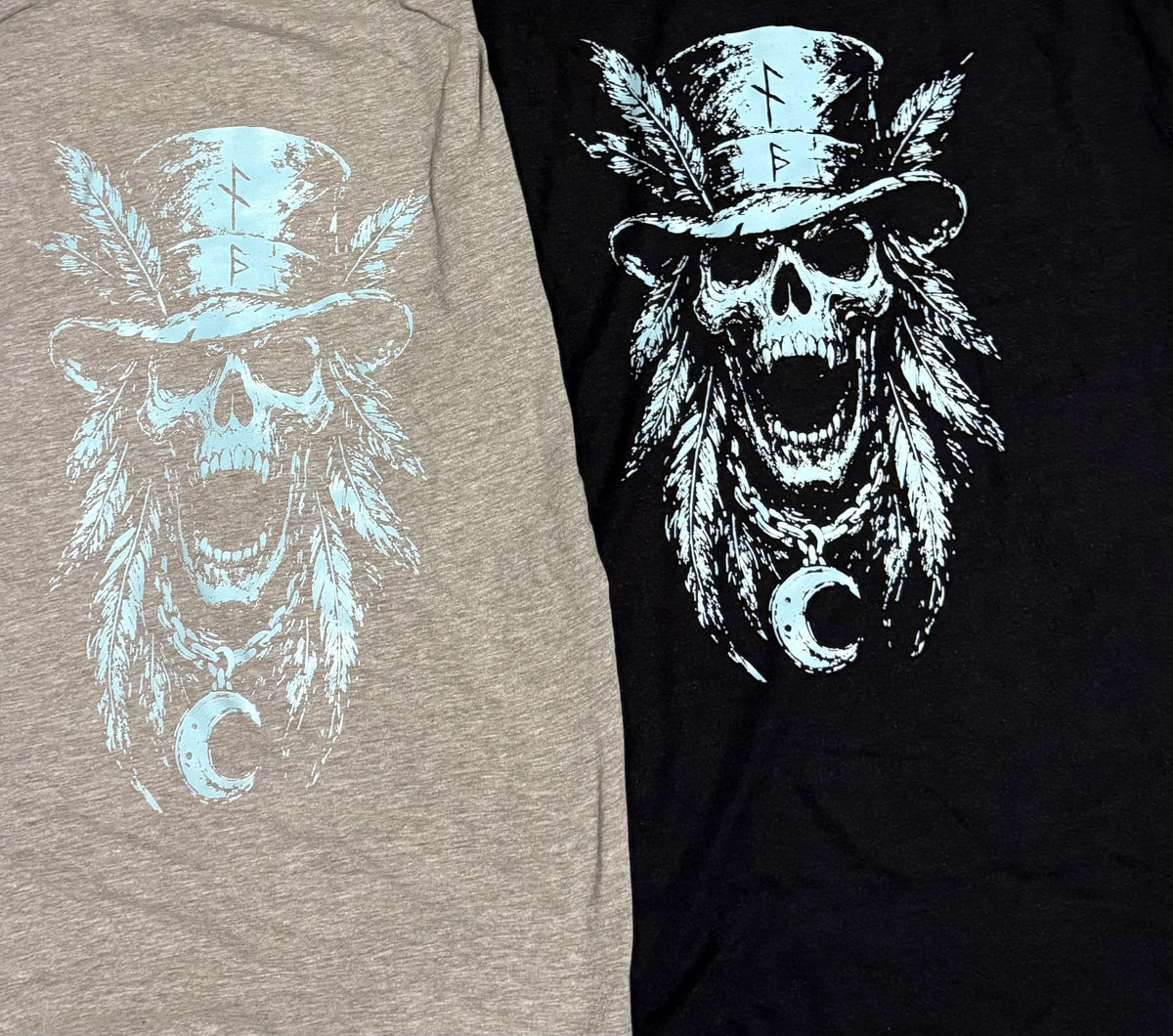 Nightfall Skull Collection Glow In The Dark Long Sleeve Shirt