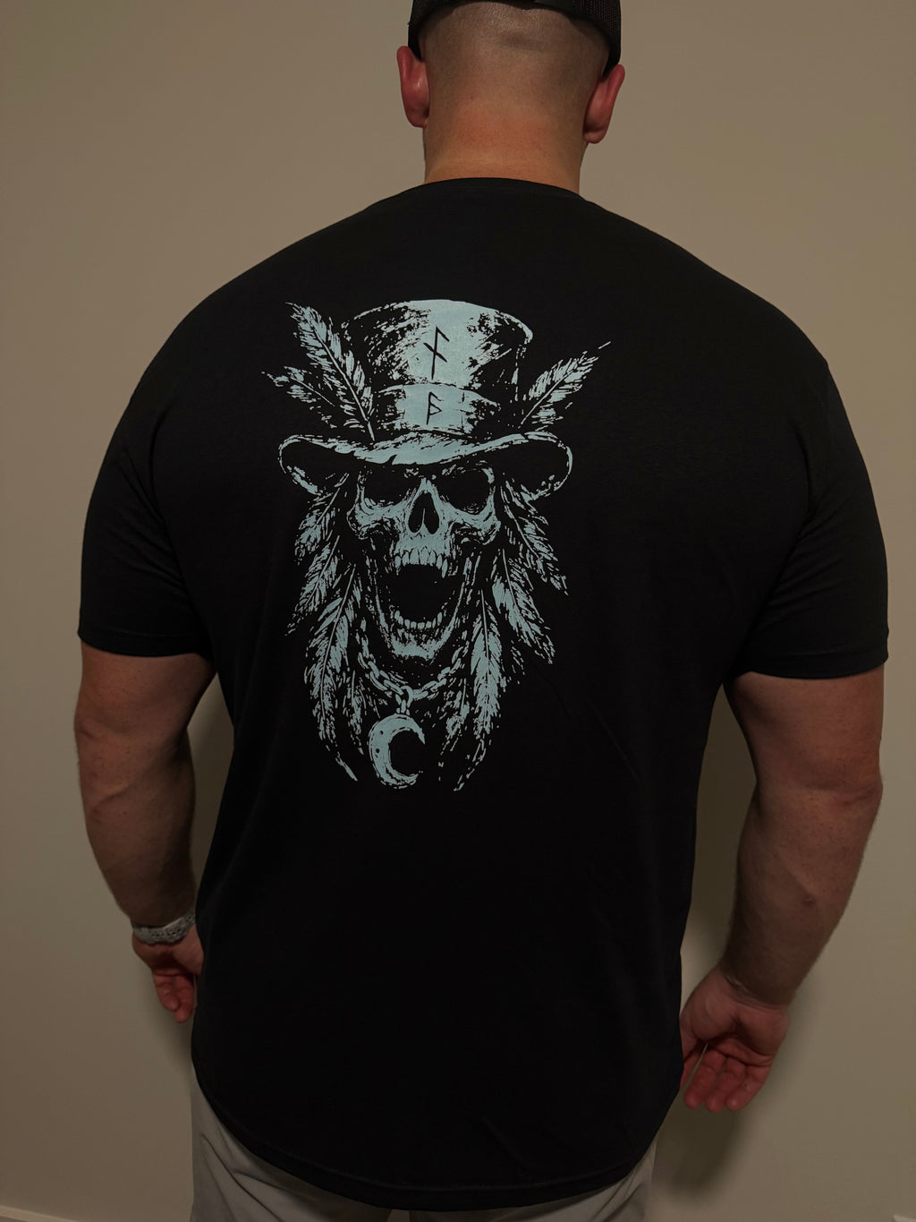 Nightfall Skull Collection Glow In The Dark Tee Shirt