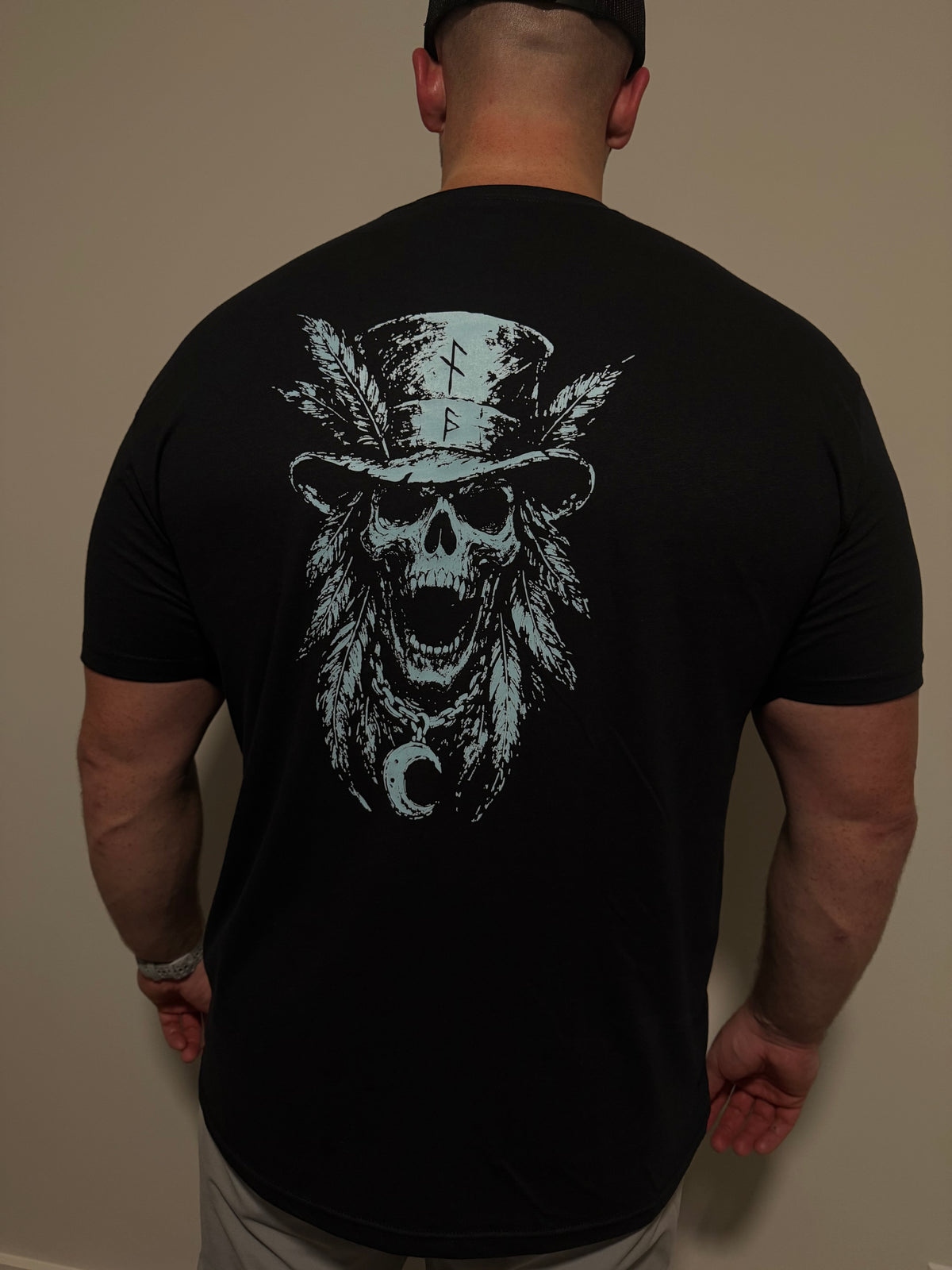 Nightfall Skull Collection Glow In The Dark Tee Shirt